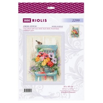 Riolis Stickset Gartenblumen