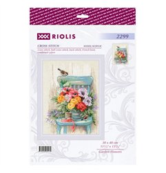 Borduurpakket Tuinbloemen