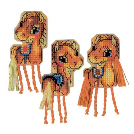 Riolis Kit de broderie Aimants à l'effigie de chevaux