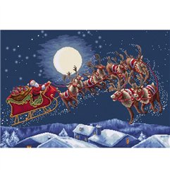 Kit de broderie Vol de la veille de Noël