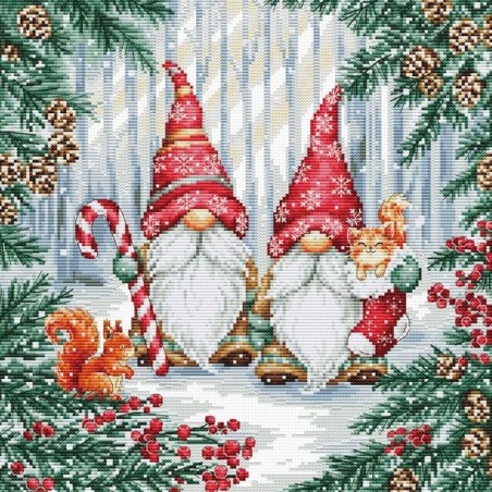 Luca-S Embroidery kit Forest Friends