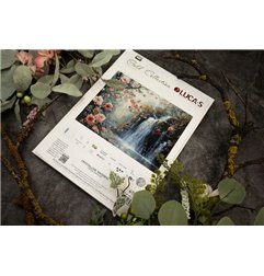 Stickset Kristallklarer Wasserfall