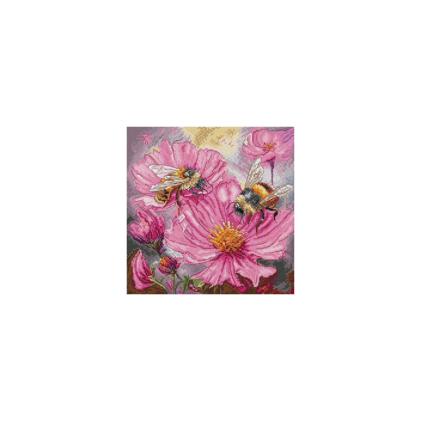 Stickset Honigblüten