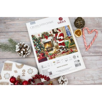 Luca-S Borduurpakket Kerstman interieur