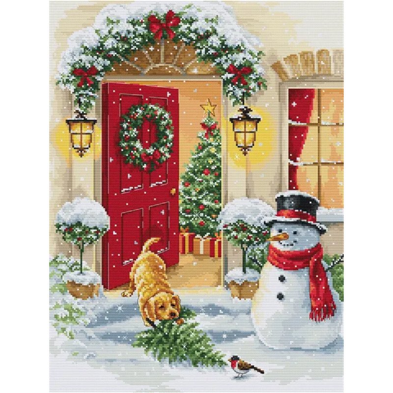 Embroidery kit Puppy Joy Embroidery kit Puppy Joy
