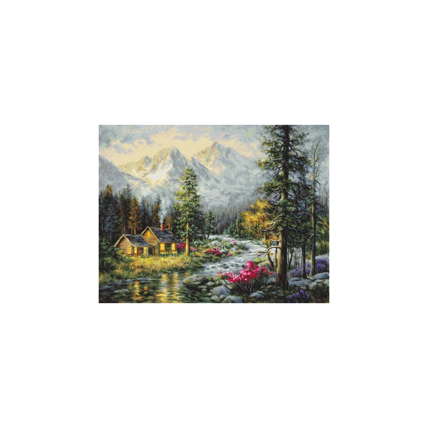 Luca-S Embroidery kit Camper's Cabin
