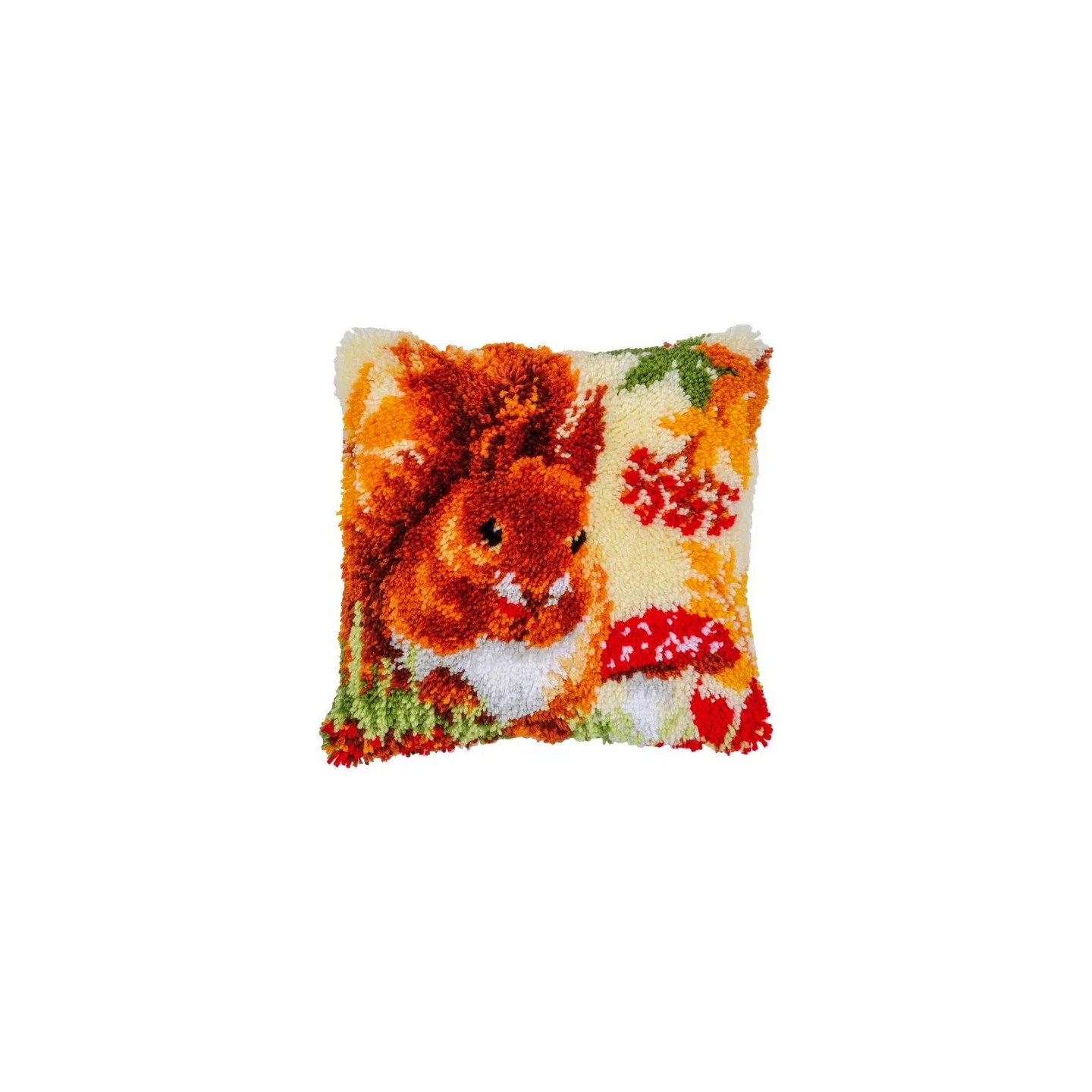 Kit coussin au point noué Ecureuil en automne 206643