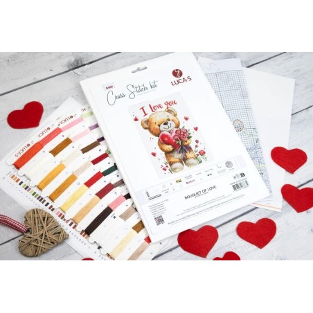 Embroidery kit Bouquet of Love