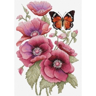 Borduurpakket De geur van anemonen