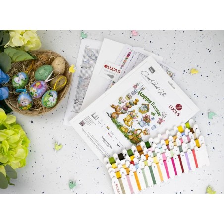 Embroidery kit Happy Easter
