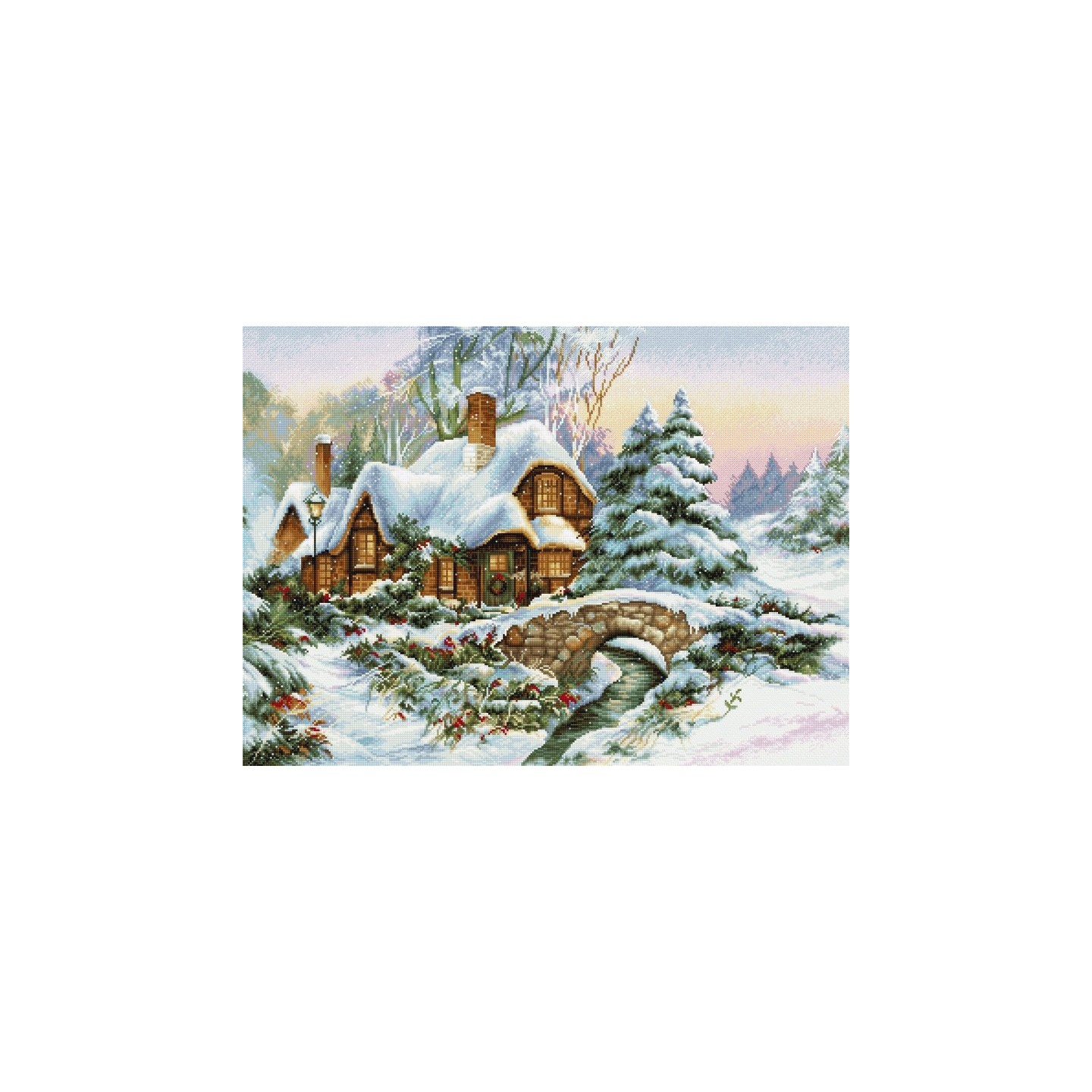 Borduurpakket Winterlandschap