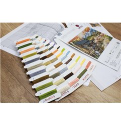 Stickset Gemischtwarenladen in Blockhütten