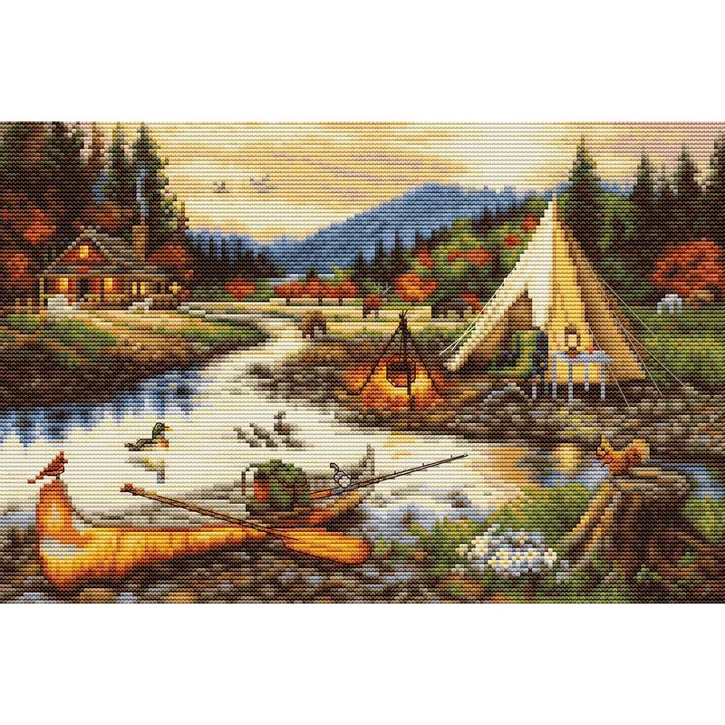 Kit de broderie Ruisseau d’or Kit de broderie Ruisseau d’or