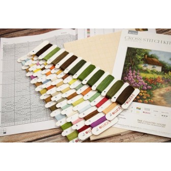 Embroidery kit Country House