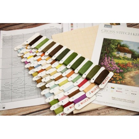 Kit de broderie Maison de campagne