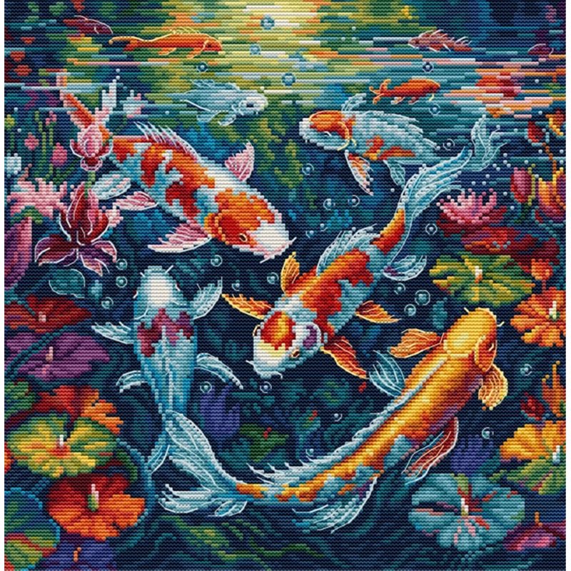 Embroidery kit The Aquarium Embroidery kit The Aquarium