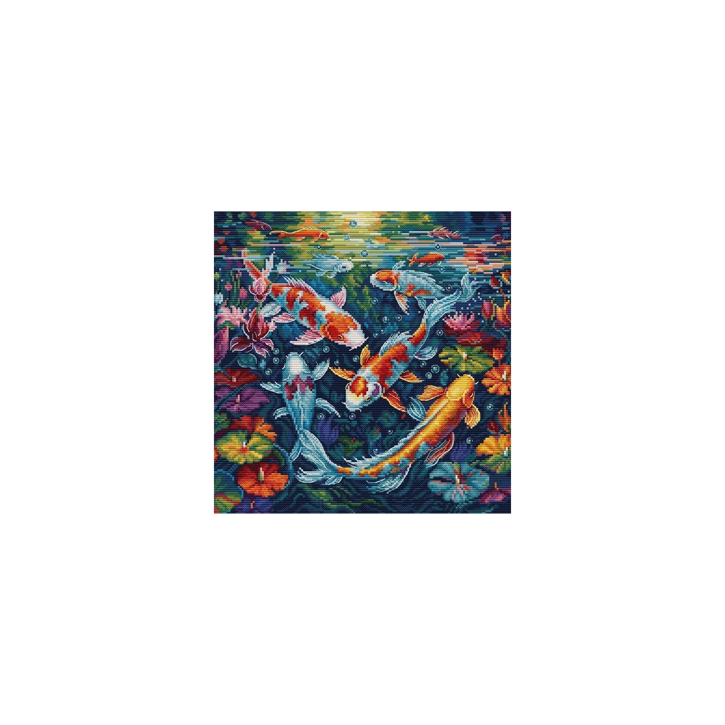 Embroidery kit The Aquarium
