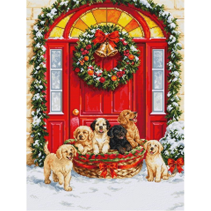 Stickset Weihnachtsmannlieferung Stickset Weihnachtsmannlieferung