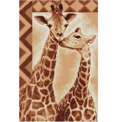 Kit de broderie girafes