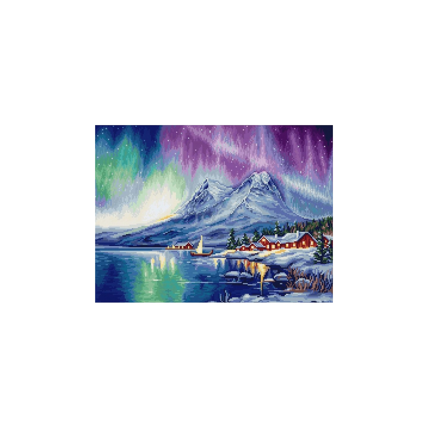 Stickset Nordlichter (petit point)