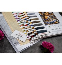 Kit de broderie Le festival mexicain (petit point)