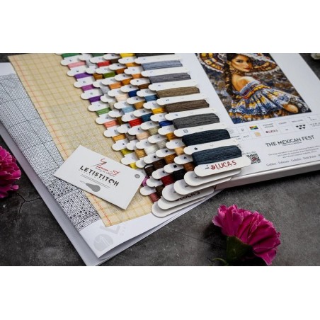 Embroidery kit The Mexican Fest (petit point)