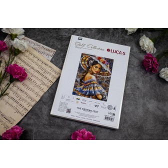 Kit de broderie Le festival mexicain (petit point)