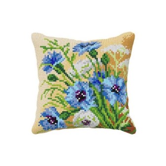 Borduurkussen Korenbloemen 99118
