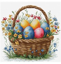 Kit de broderie Panier de Pâques