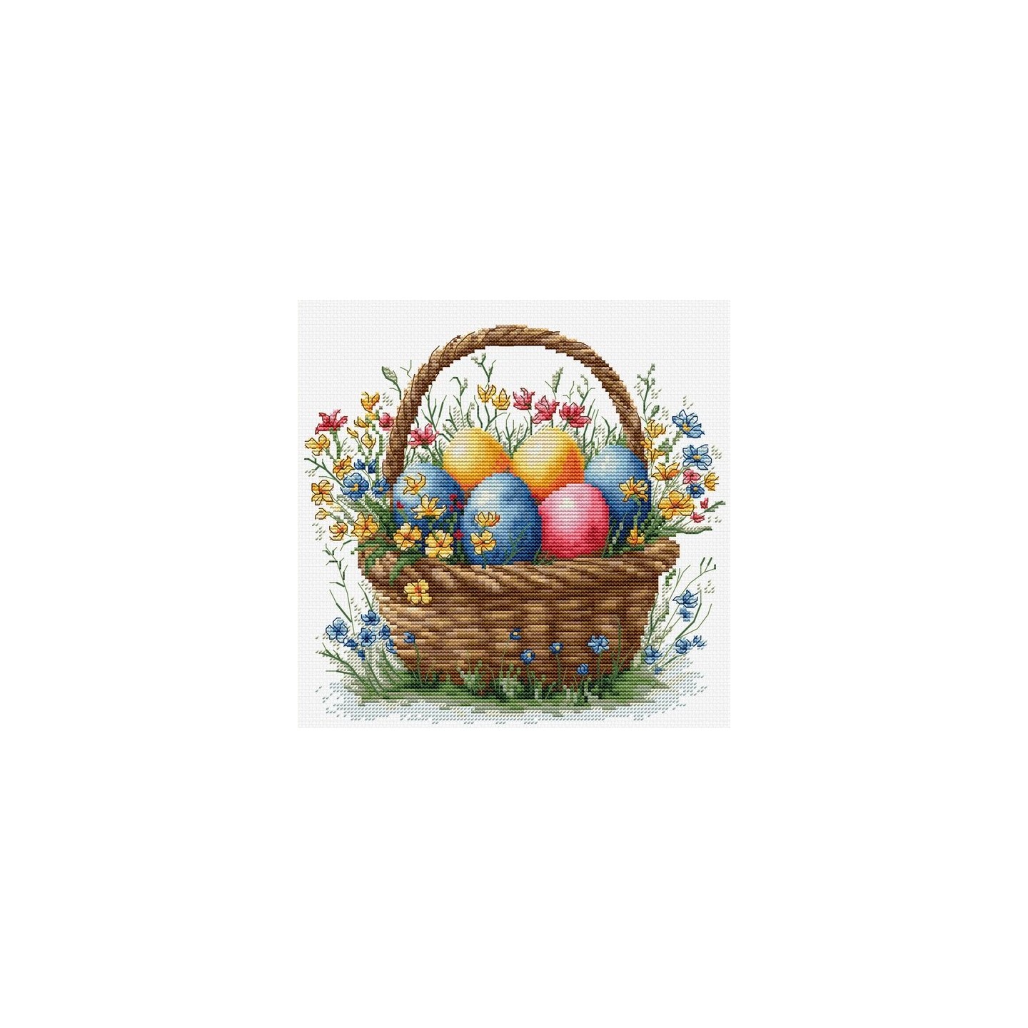 Embroidery kit Easter Basket