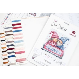Embroidery kit Winter love