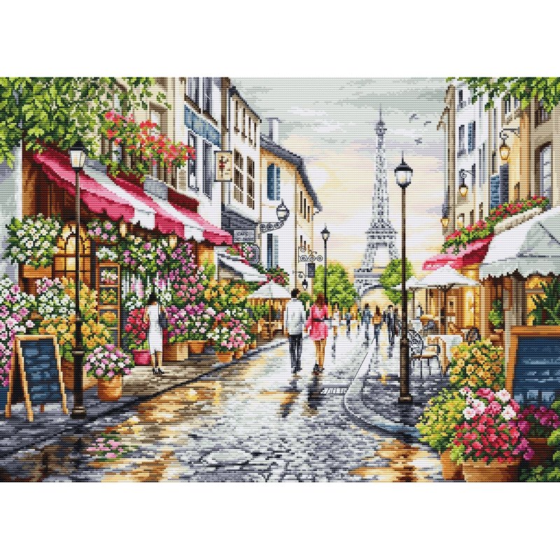 Kit de broderie Fleuriste de Paris