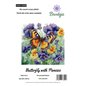 Borduurpakket Vlinder met violetjes