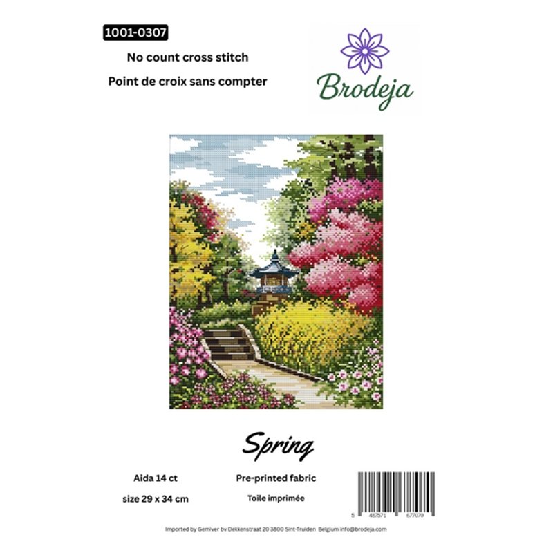 Kit de broderie Printemps Kit de broderie Printemps