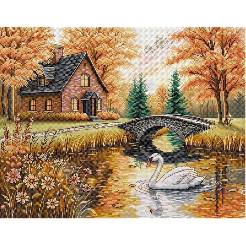 Embroidery kit Enchanting Autumn Embroidery kit Enchanting Autumn
