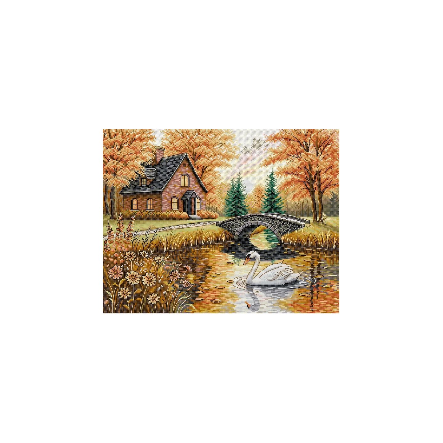 Borduurpakket Betoverende Herfst