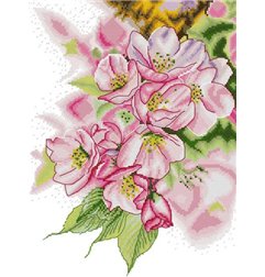 Stickset Schillernde Magnolie