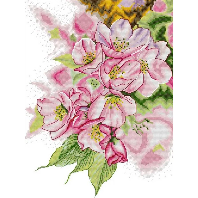 Kit de broderie Magnolia éblouissant