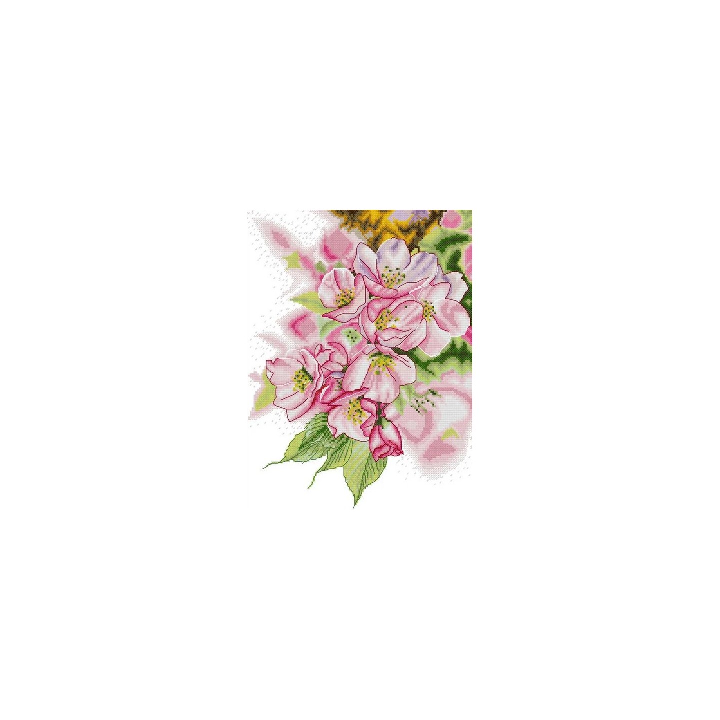 Embroidery kit Dazzling Magnolia