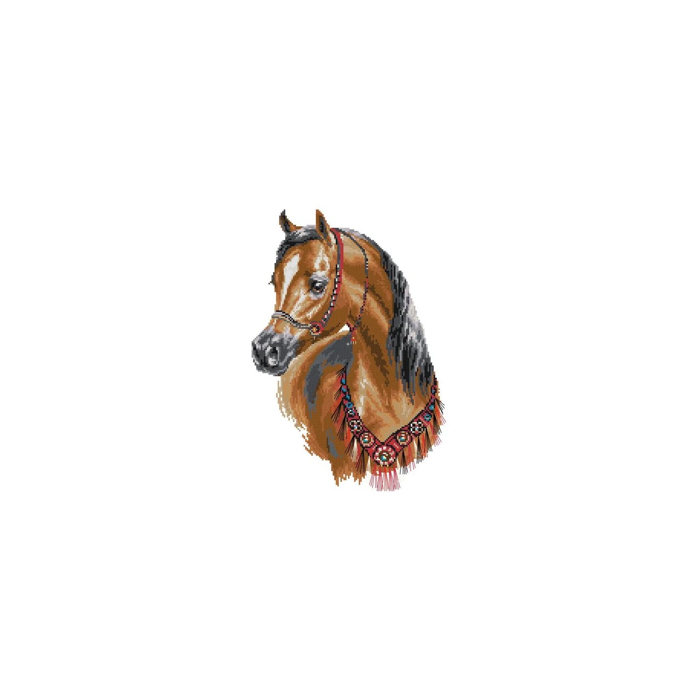 Borduurpakket Arabisch paard