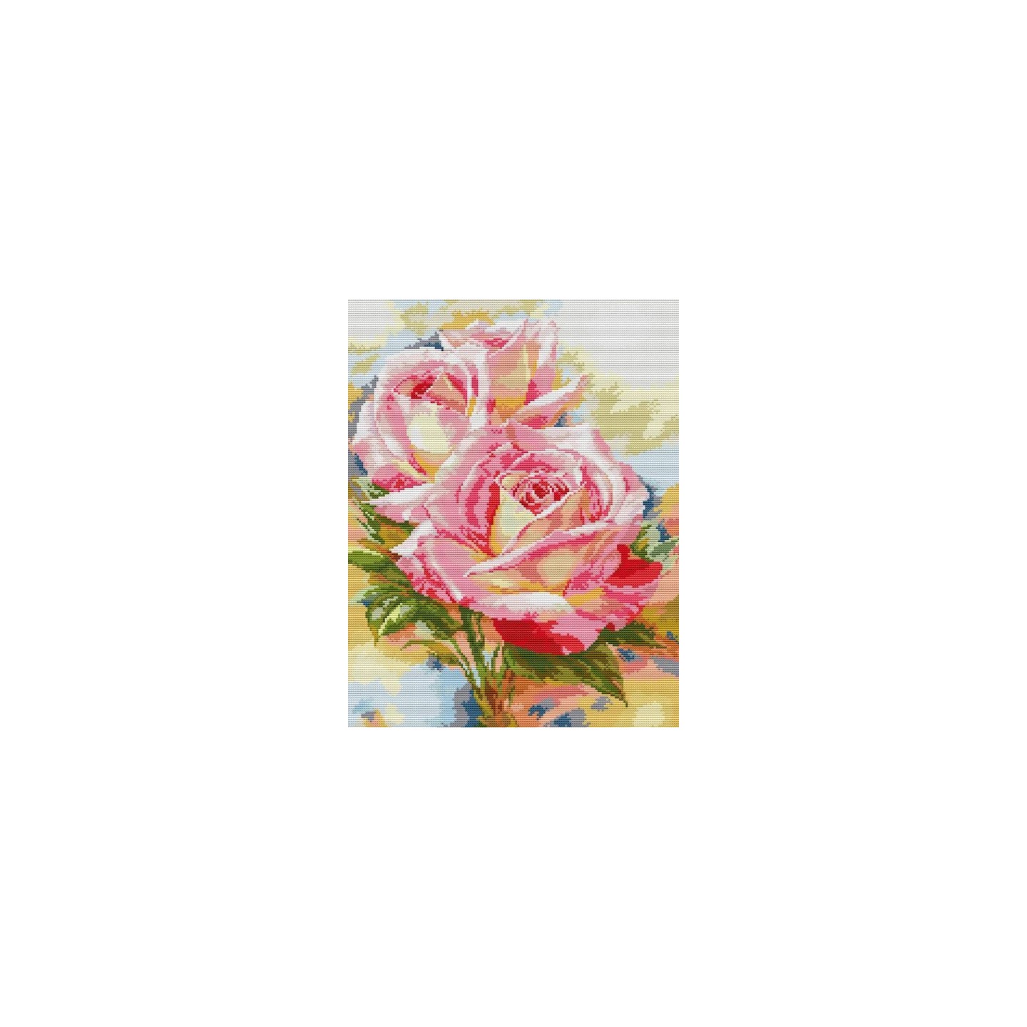 Kit de broderie Roses roses