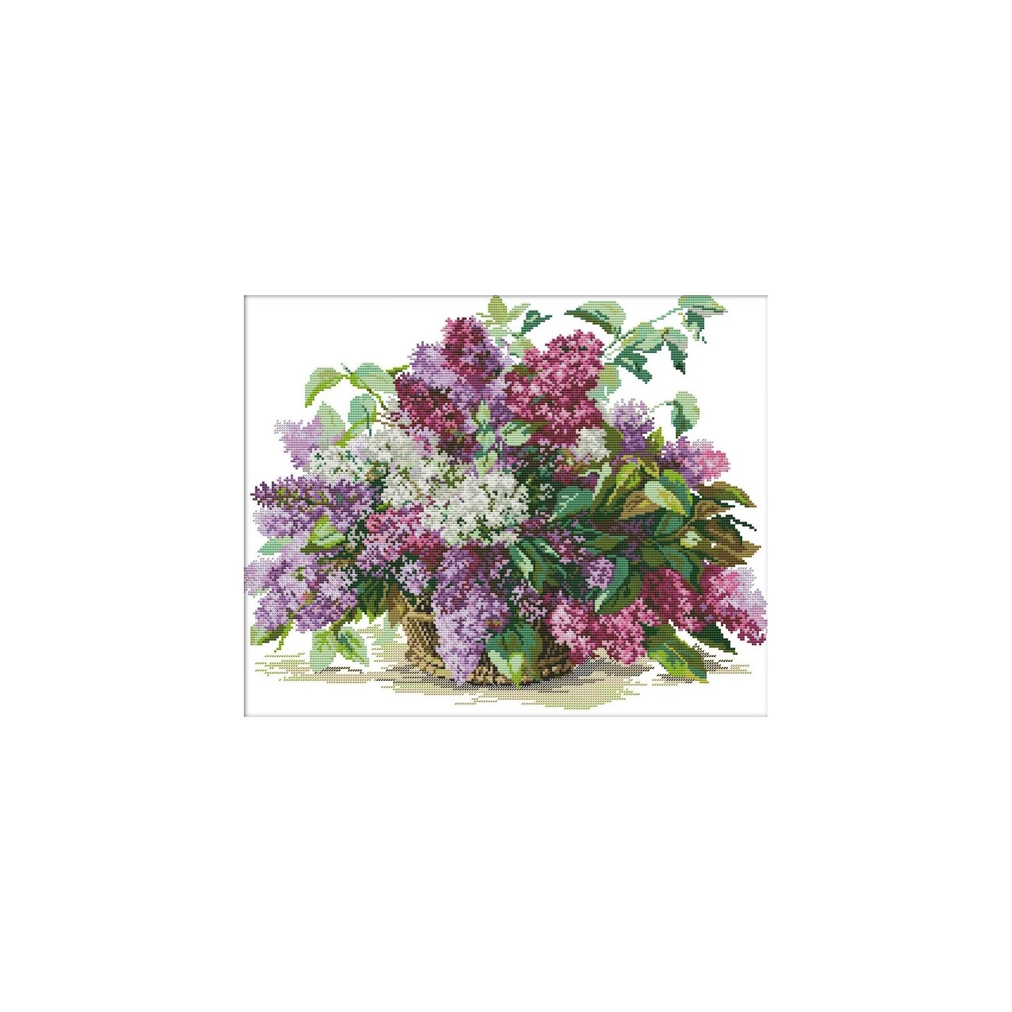 Kit de broderie Lilas