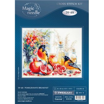 Embroidery kit Pomegranate Breakfast