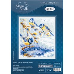 Kit de broderie La promesse du printemps Kit de broderie La promesse du printemps
