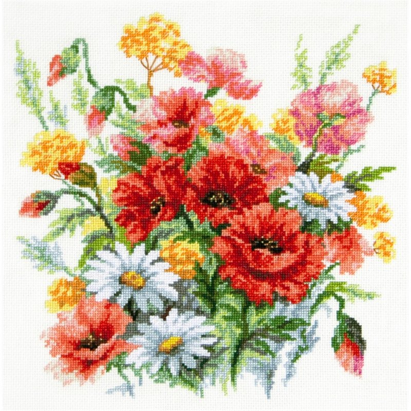 Embroidery kit Wildflowers Embroidery kit Wildflowers