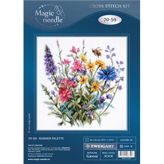 Borduurpakket Zomerpalet