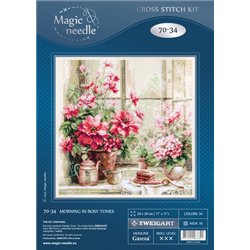 Embroidery kit Morning in Rosy Tones Embroidery kit Morning in Rosy Tones