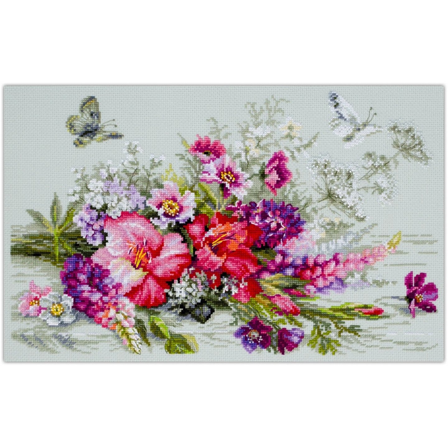 Kit de broderie Bouquet champêtre