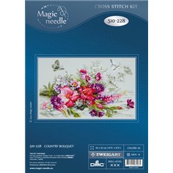 Kit de broderie Bouquet champêtre Kit de broderie Bouquet champêtre