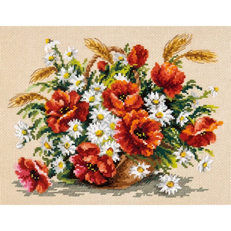 Stickset Wildblumenstrauß Stickset Wildblumenstrauß